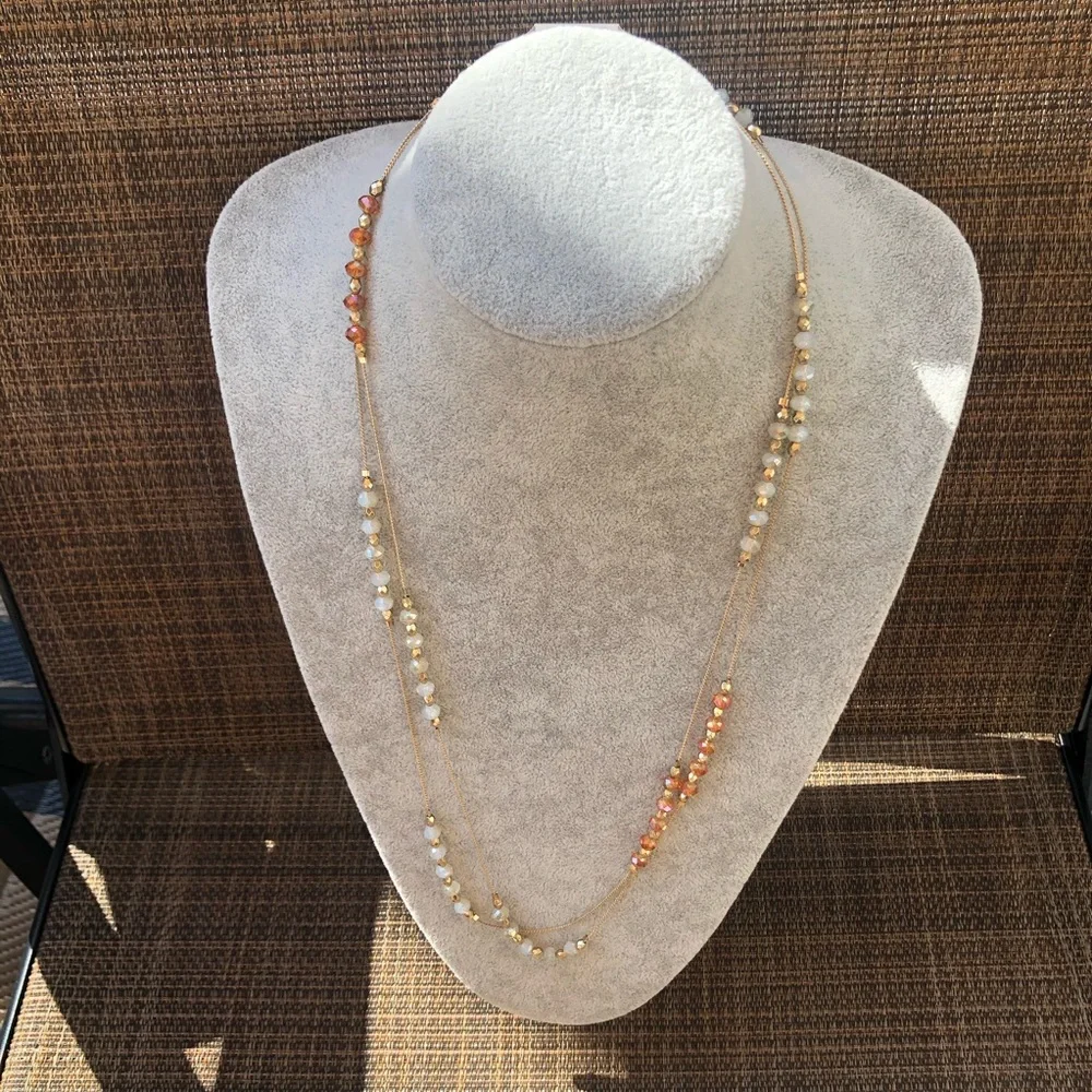 Long Layered Necklace - Picture 4 of 13